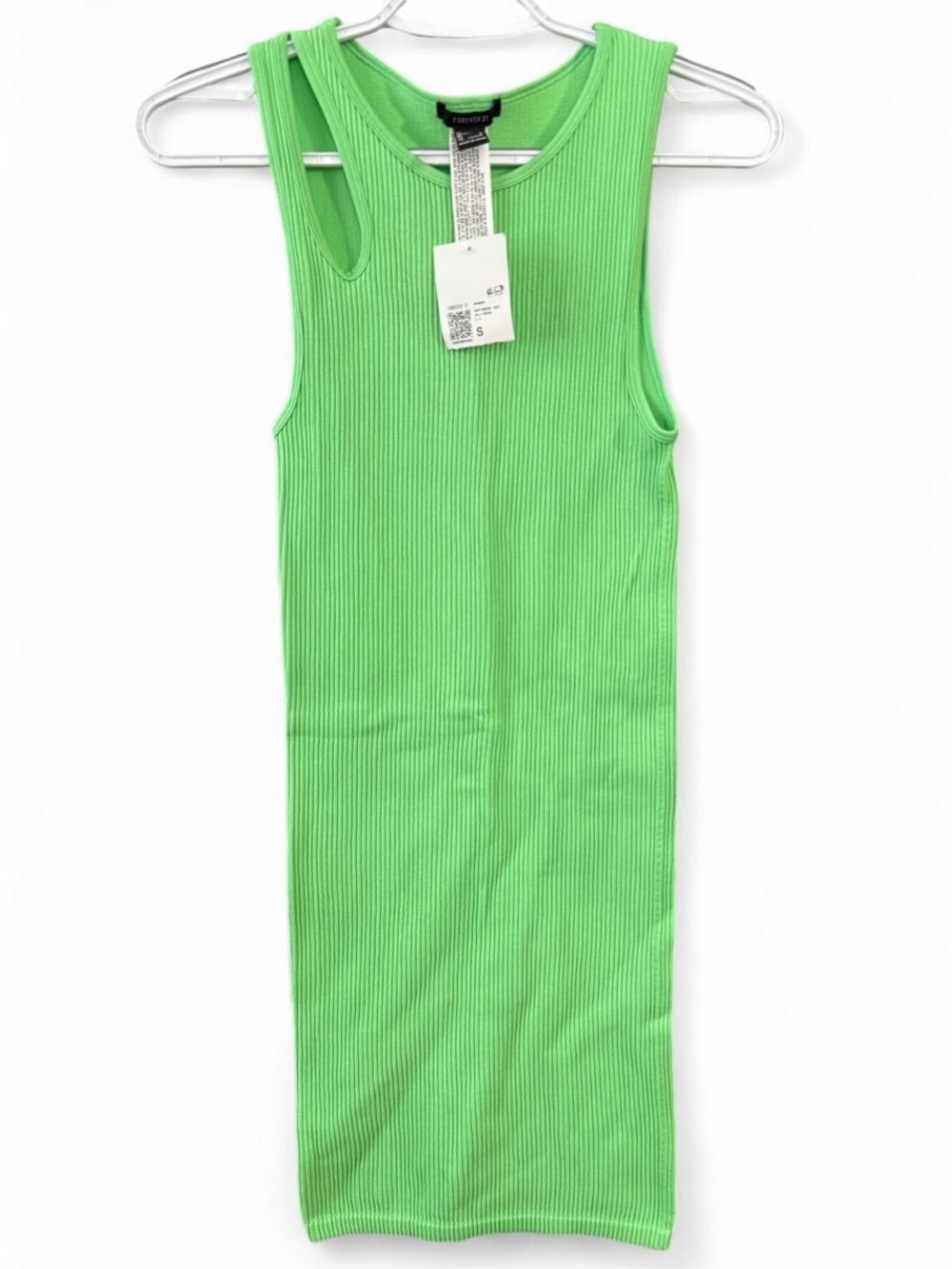 Forever 21 Ribbed Bodycon Midi Dress NWT Green Size Small